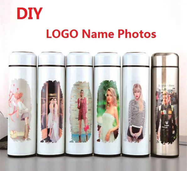 350ML/500ML Thermos DIY Customize Photo Picture Colorful Print LOGO Name