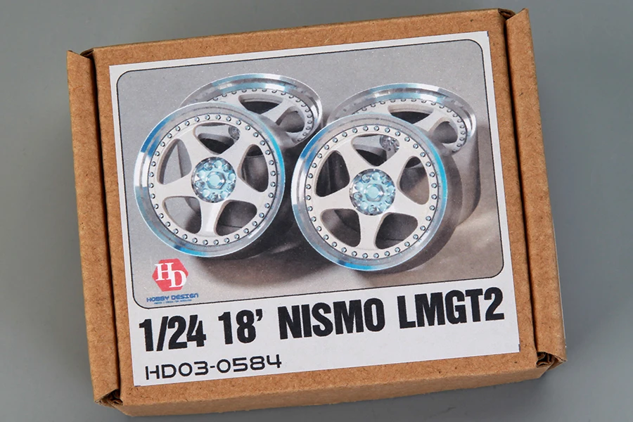 

Hobby Design 1/24 HD03-0584 18' Nismo lmgt2 Wheels (Resin+Metal Wheels+Decals) Model Car Modifications Hand Made Model