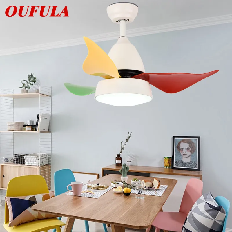 

DLMH Modern Ceiling Fans Lamps With Remote Control Fan Lighting For Home Dining room Bedroom Restaurant