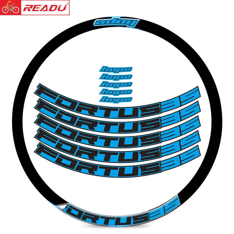 

READU hope FORTUS35 mountain wheel rim stickers MTB bicycle rims decals wheelset stickers bicycle decals blike accessories