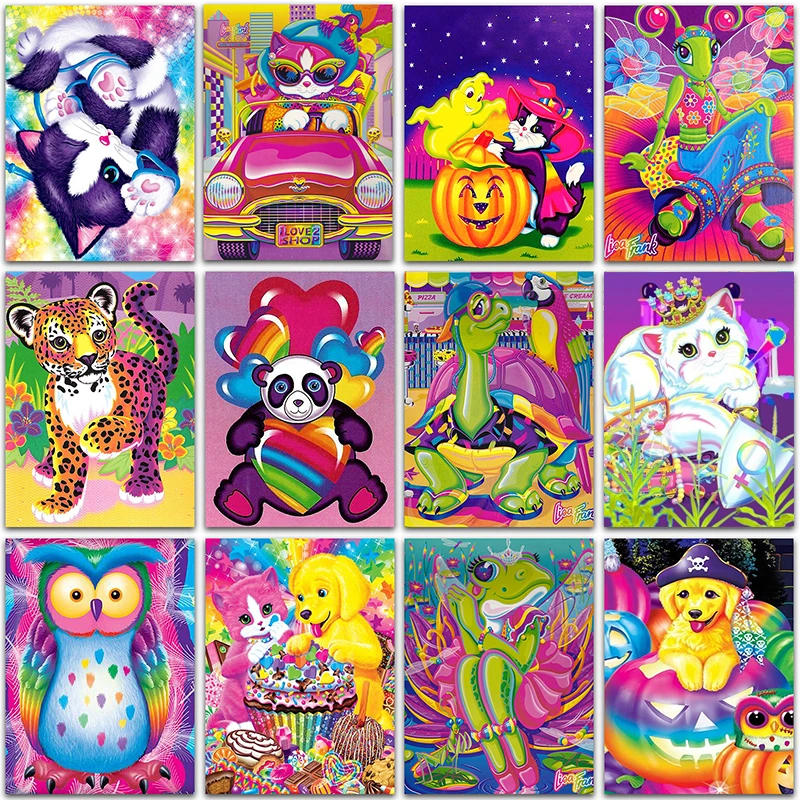 

5D DIY Diamond Painting kit animals Cat Dog Dolphin Panda Full Square&Round Diamond mosaic embroidery Cross stitch home decor