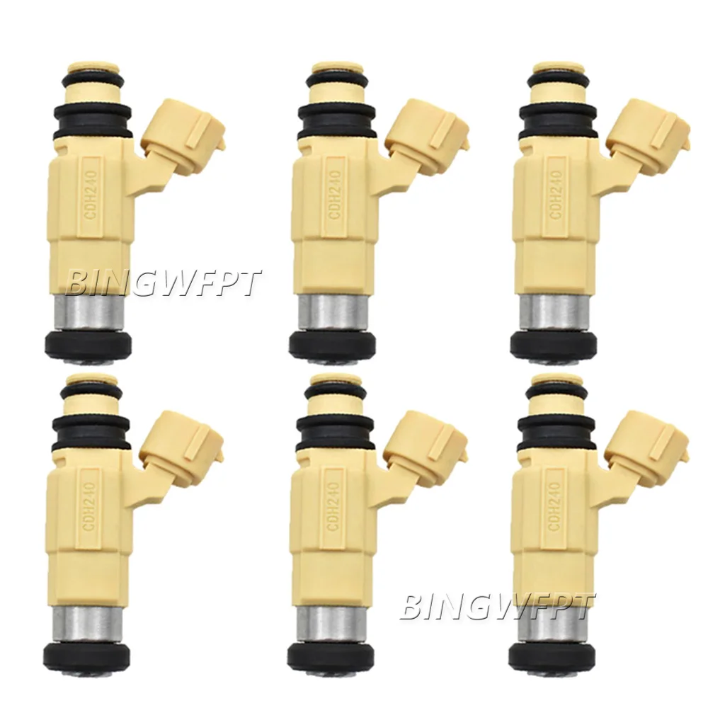 

6PCS CDH240 MR507252 fuel injector for Mitsubishi Eclipse 2.4L 2000~2005 Galant 2.4L 1999~2002 Lancer 2.0L 2002~2003