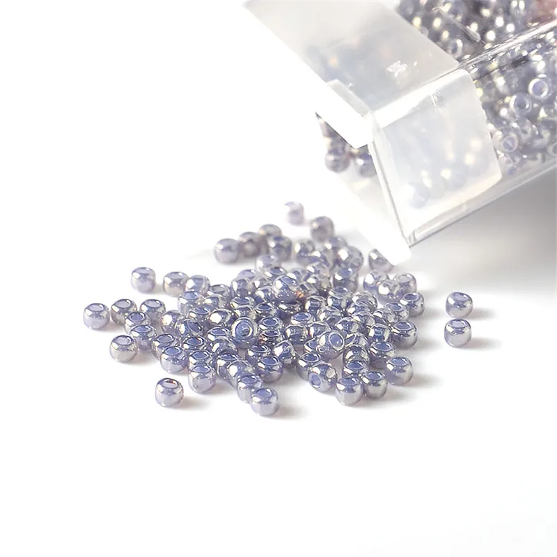 11/0 10g Japan TOHO Runde Perlen Transparent Gold Farbe Glanz Glas Seed Bead für Hand Handemade Halskette Schmuck Machen – Detail 2