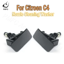 PMFC Car Headlight Water Spray Washer Nozzle Headlamps Cleaning For Citroen C4 Headlamps Cleaning Washer Cover