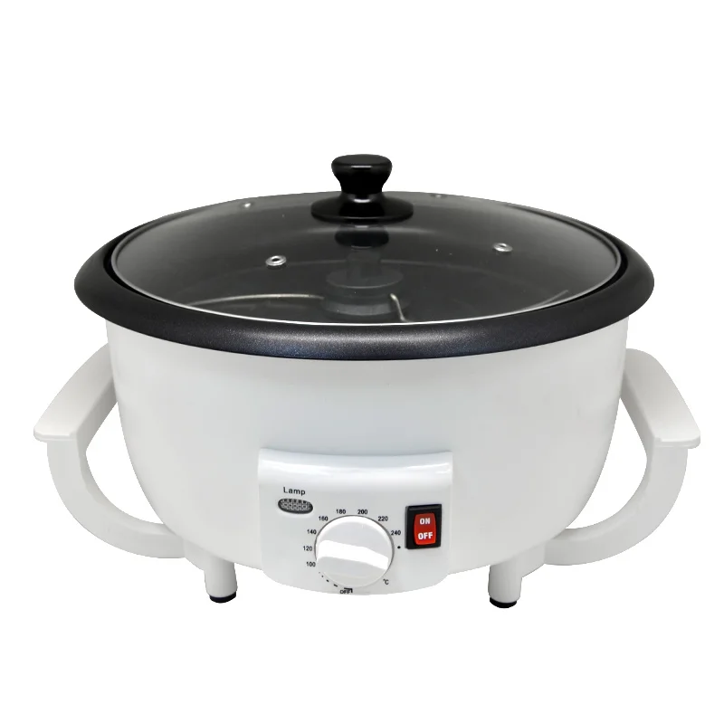 110V 220V Electric Coffee Roaster Machine Coffee Beans Home Roasting Non-stick Coating Baking Tools Household Grain Drying