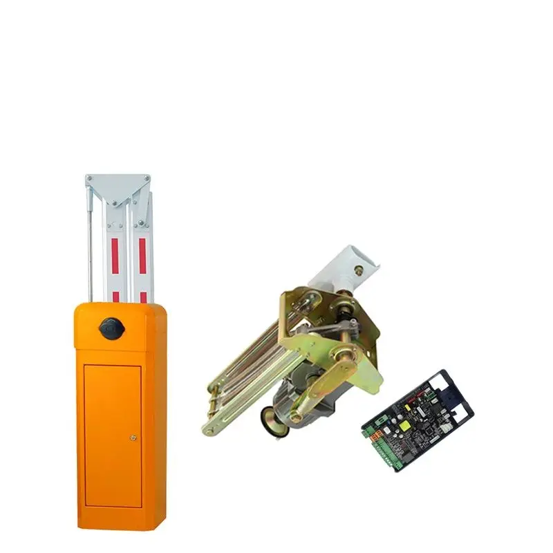 KINJOIN Parking Barrier Fence Gate Operator Lift Railing / 180° Parking Lot Automatic Remote Control Gate Machine Gate Machines