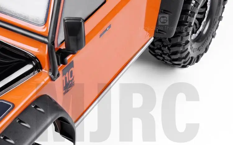 Universal Metal Side Bumper Pedal For 1/10 Rc Crawler Car Trax Trx4 Trx-4 Defender Bronco Ranger Tactical Unit #8219