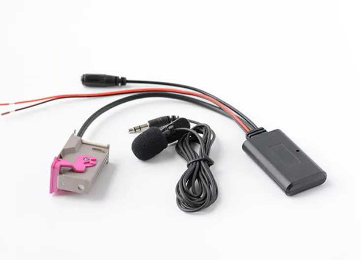32 Pin Bluetooth Audio Aux In Cable Microphone Handsfree For Audi A3 A4 A6 A8 TT R8 2003 Radio With RNS-E