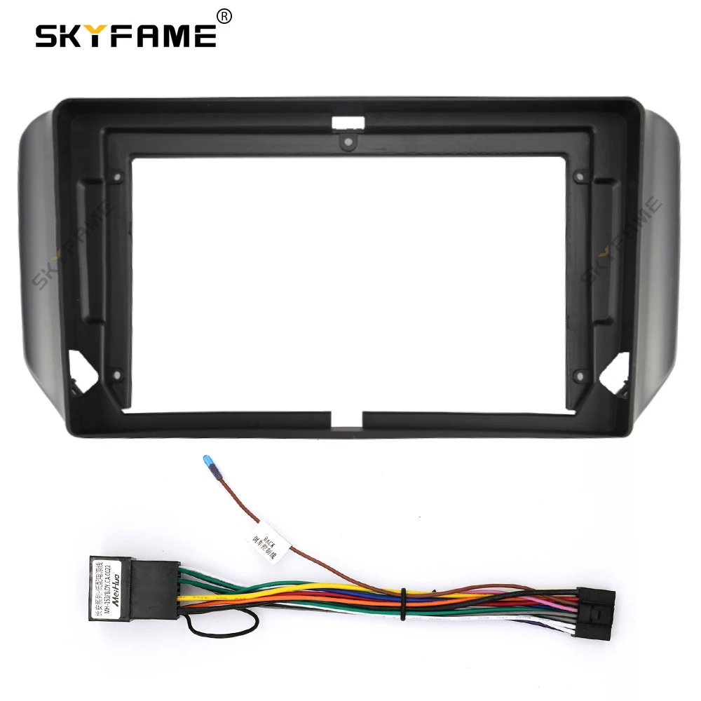 

SKYFAME Car Frame Cable For CHANA CHANGAN SHENQI F30 2017+ Android Big Screen Dash Panel Frame Fascia