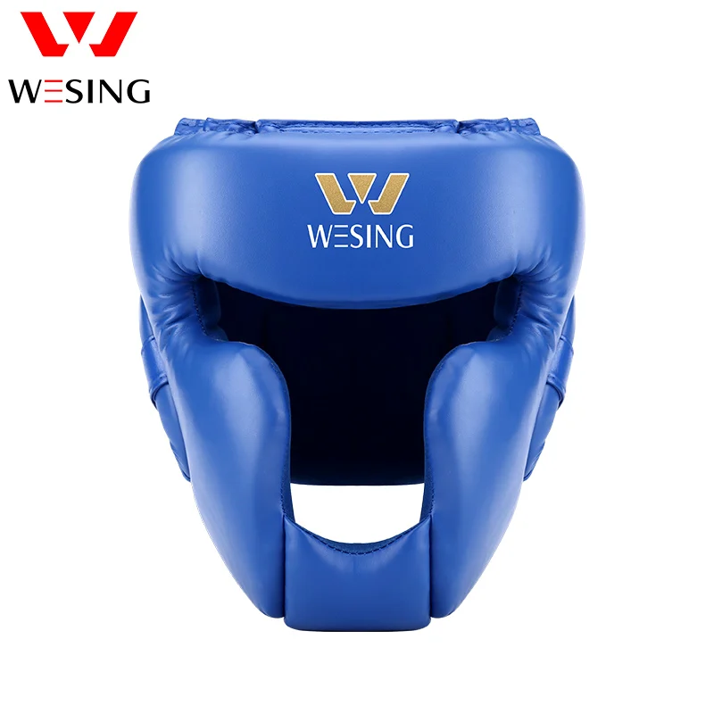 Wesing Boxing Full-Face Helmet Muay Thai Training Competition Head Guard MMA Head Protector dropship order