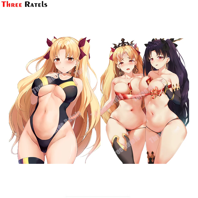 

Three Ratels B648 Sexy Anime Girl Ishtar Ereshkigal And Ishtar Fate Stickers And Decalss For Car Body Cover Decor Cartoon Role