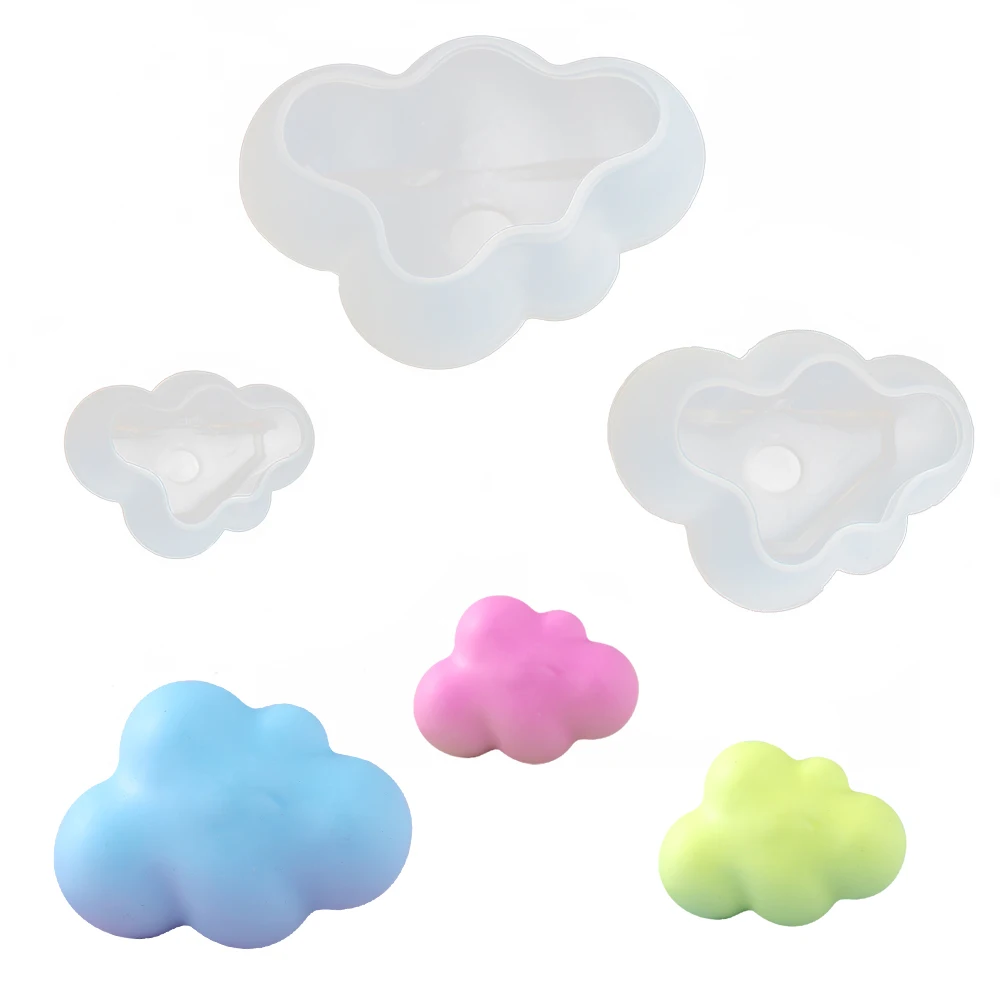 Cloud Candle Mold Silicone Mold Cute Jewelry Soap Making Mold Handmade Jewelry Making Tool DIY Soap Mold Candle Making Supplies