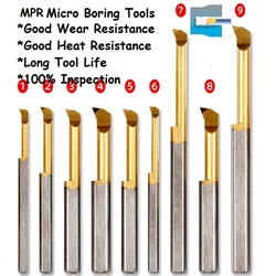 Profile MPR Boring Cutter Carbide Micro Size For Hole Diameter 1.1 1.5 2 3mm