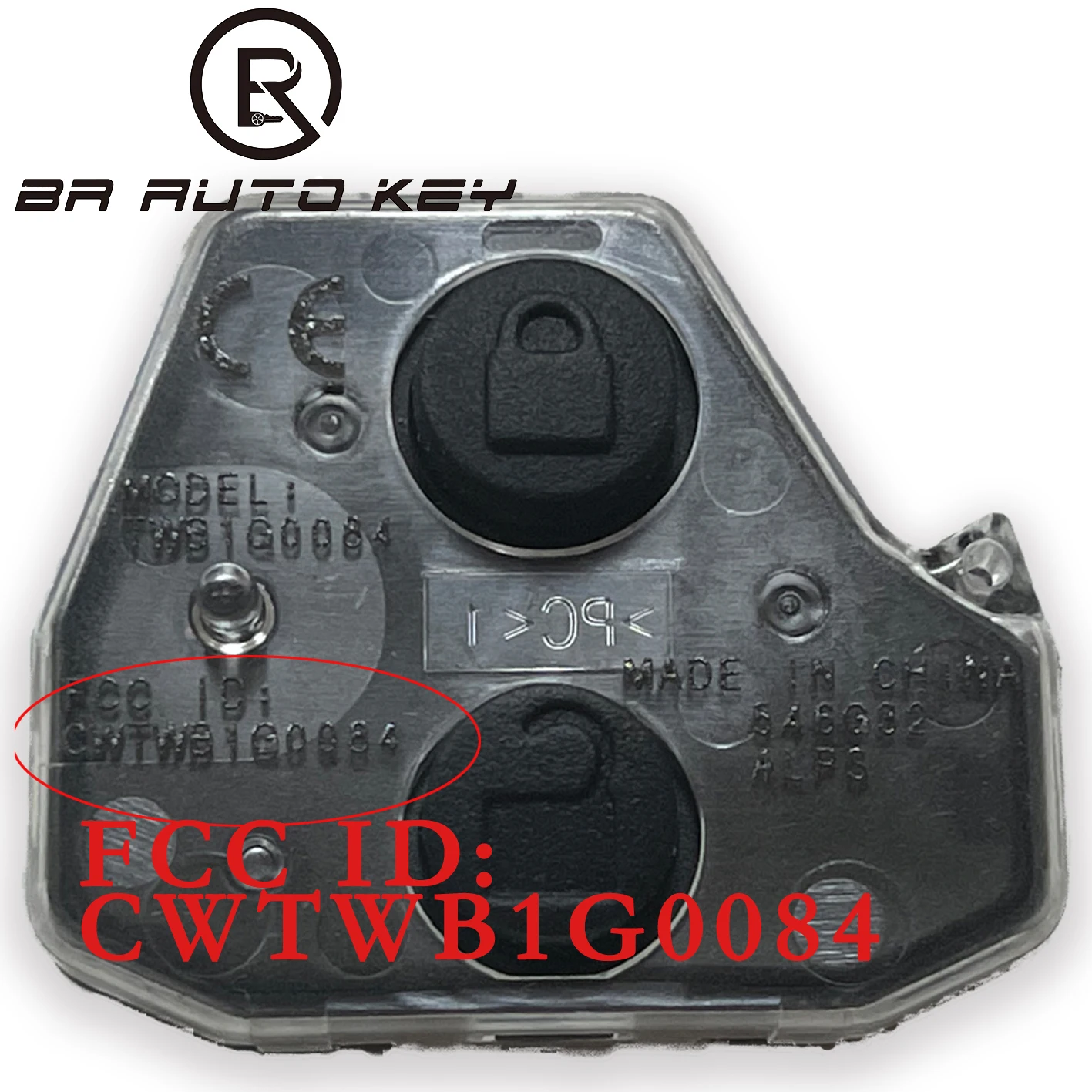 Llave remota de coche, mando a distancia de 433MHz para Toyota AVANZA Wigo 2015, 2016, 2017, 2018 Grand para Daihatsu Xenia Alza Myvi Axia Fcc