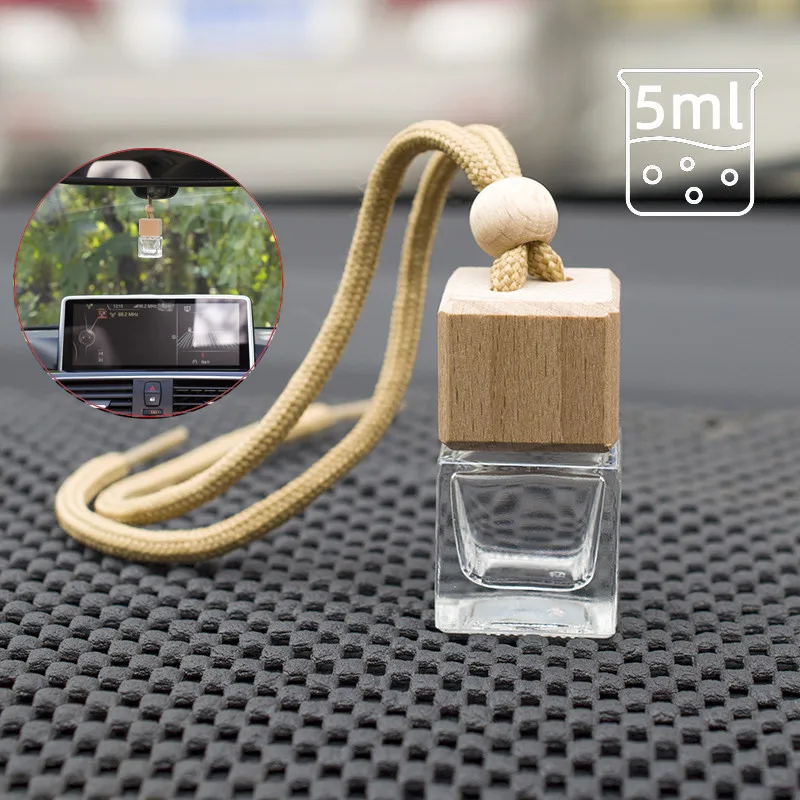 10/30pcs 5ml Car Perfume Bottle for Essential Oils Air Freshener Auto Ornament Car-styling Perfume Pendant Hot Car Accessories