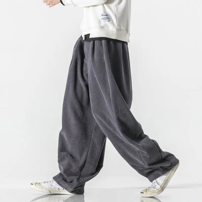 Oversized Men\'s Casual Trousers Streetwear Harem Pants Fashion Men Woman Long Pants Loose Male Sweatpants Harajuku Plus Size 5XL