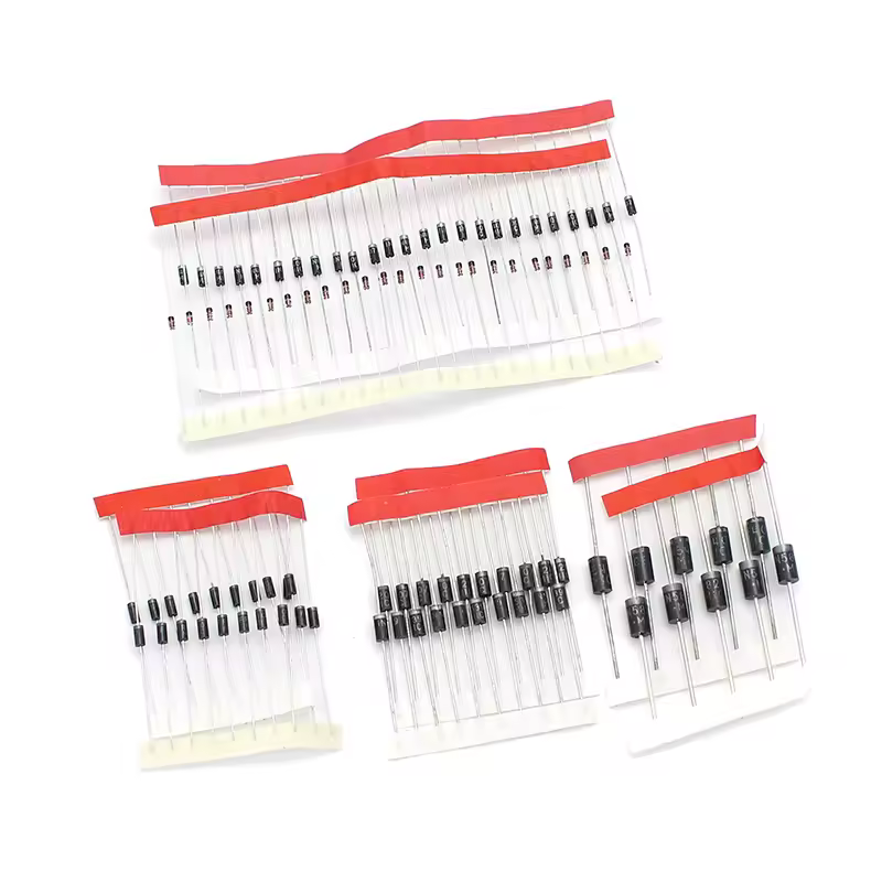 100pcs/lot Rectifier Diode set pack 1N4148 1N4007 1N5819 1N5399 1N5408 1N5822 FR107 FR207 Electronic Components diy assorted kit - Image 5