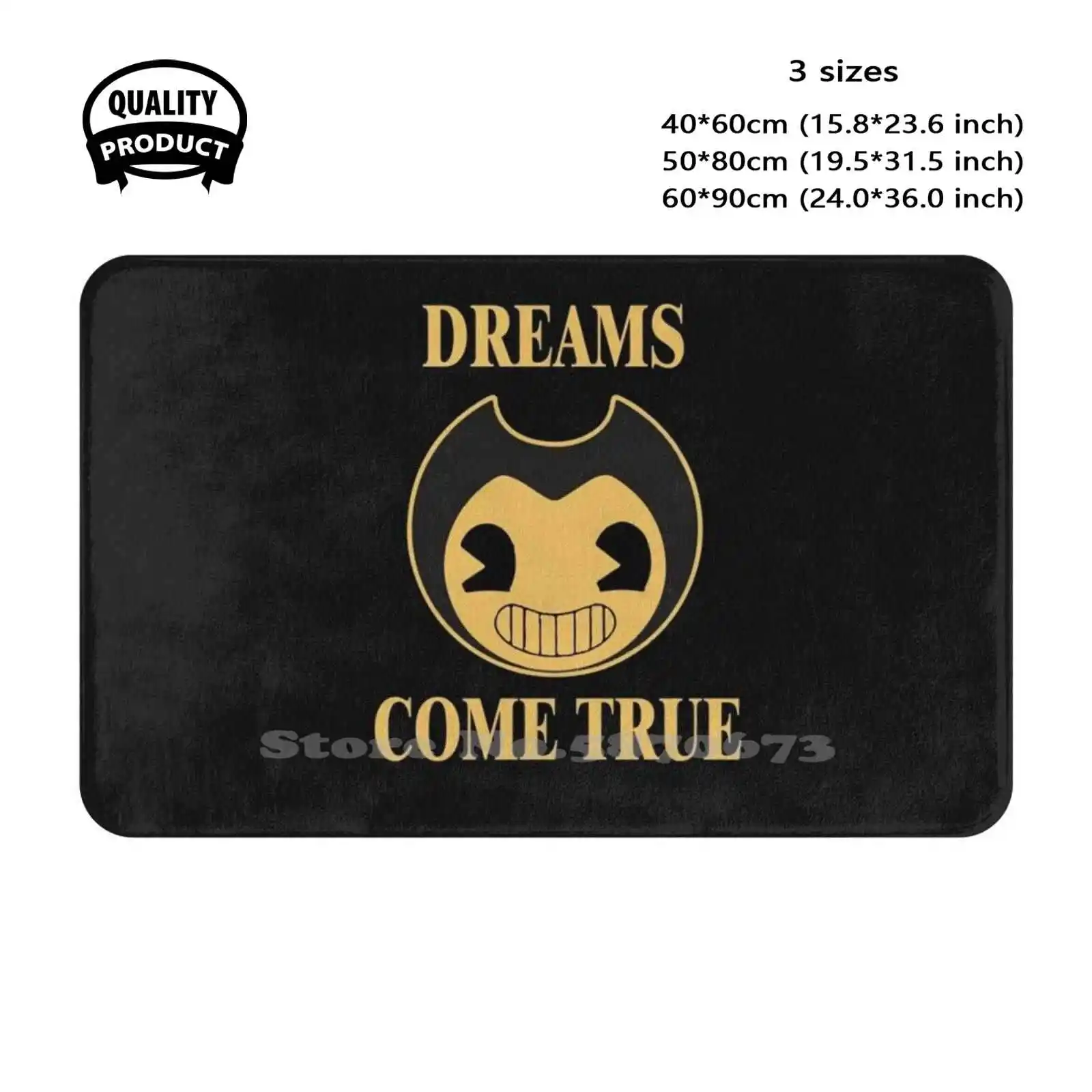 Soft Cushion Home Carpet Door Mat Car Rug Cartoon Cute Cuphead Vintage Boop Kawaii 40S 50S Aesthetic Batim Dank Eds Ehlers