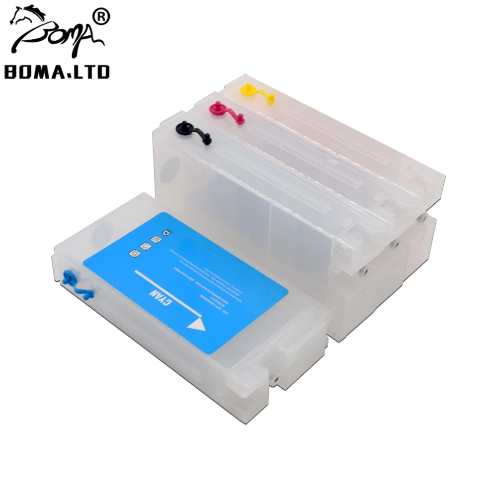 350ml  T41W T41P Refill Ink Cartridge Chipless For Epson Sure Color T5470M T5470 T5475 T3470 T3475 Printer