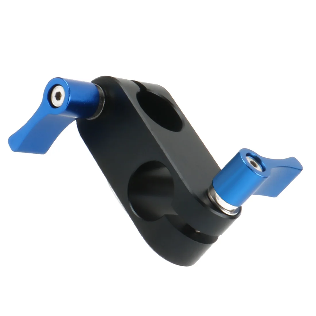 90 Grad rechtwinklig 2 Loch 15 mm Rod Rig Clamp Adapter M5 Schraube für 5D2 5D3 A7S GH4 DSLR Kamera Foto Schulter HandGrip Monitor – Detail 17