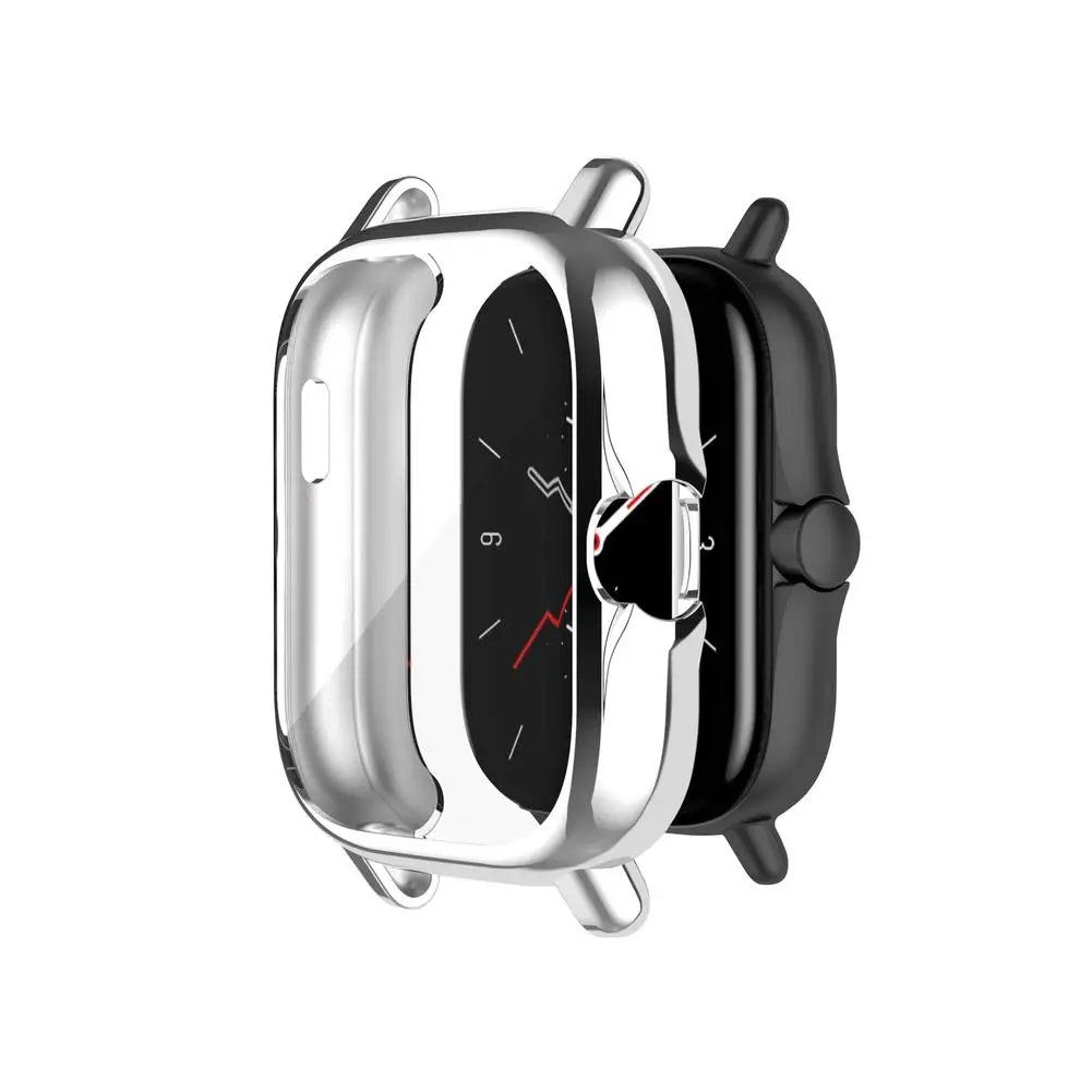 Funda protectora de cobertura completa para reloj inteligente Huami Amazfit GTS 2E, Protector de TPU SPlating, para Amazfit GTS 2