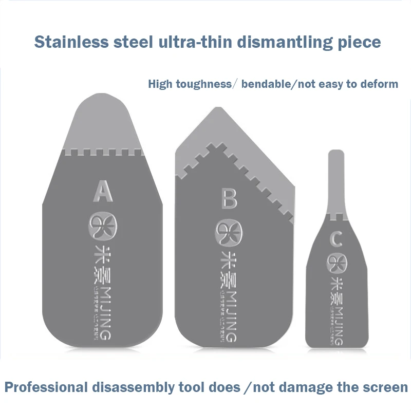 

3 шт./лот Mijing ремонт телефона лезвия для разборки для открытия подставки для экрана задняя крышка разветвитель режущие инструменты ﻿