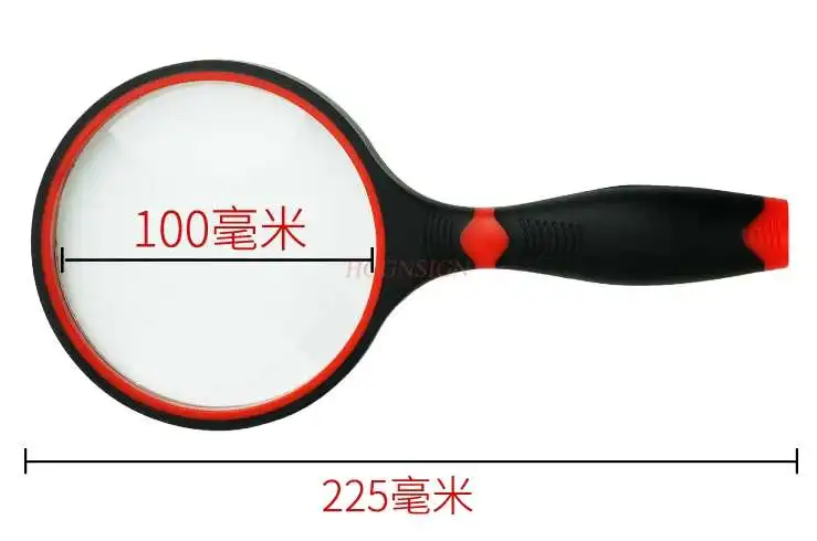 10 times for the elderly to read and observe the plant student magnifying equipment Holding a magnifying glass
