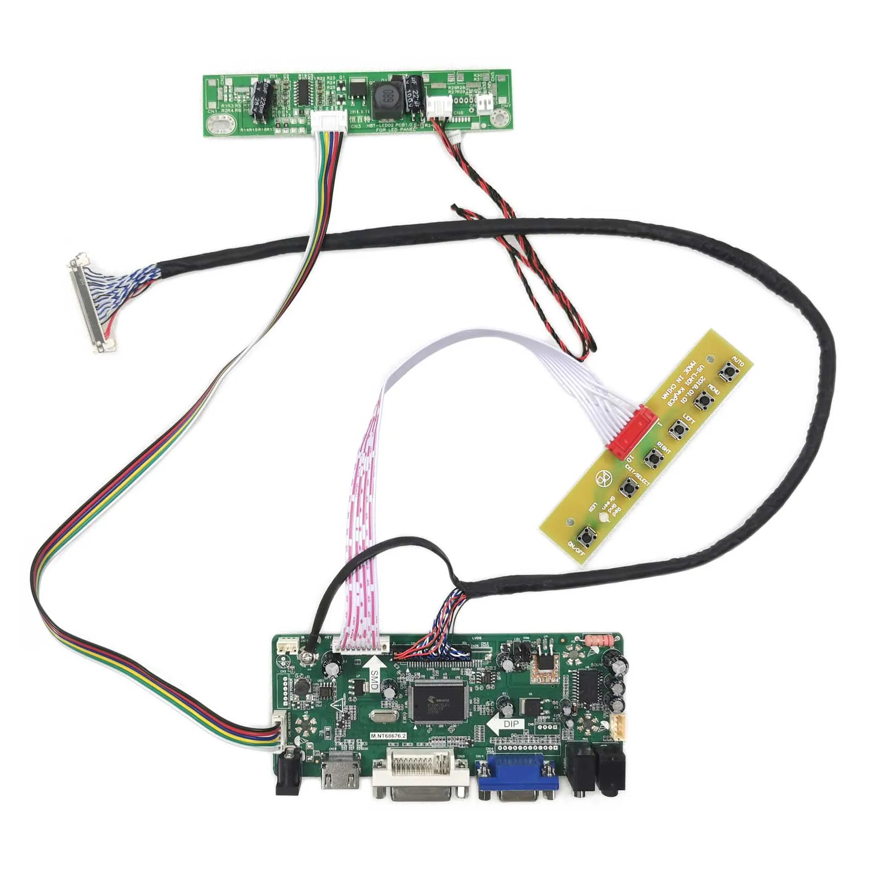 

HD-MI DVI VGA Audio LCD Board for 17" 4:3 1280x960 DV170YGM-N10 DV170YGZ-N10 LVDS LCD Screen