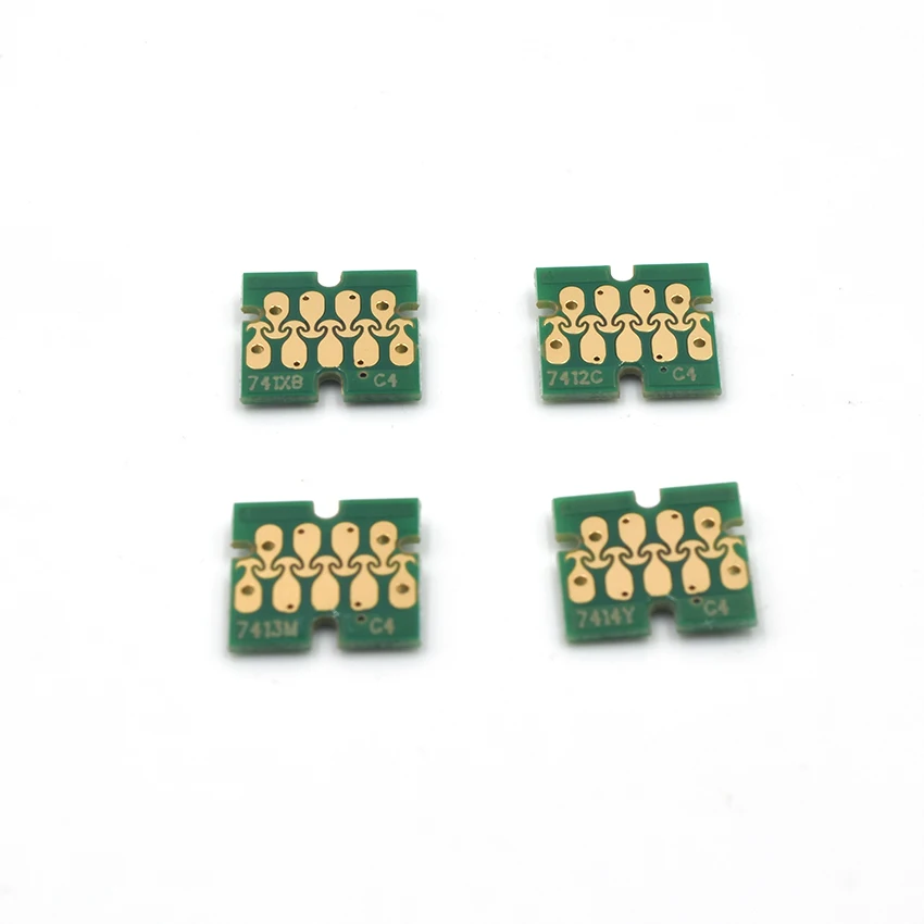 Imagem -03 - Conjunto 10 T741x T7411 T7412 T7413 T7414 Chip de Tinta para Epson Surecolor F6000 F7000 F6200 F7200 F6270 F7270 F7100 F9200 F9300 F9370