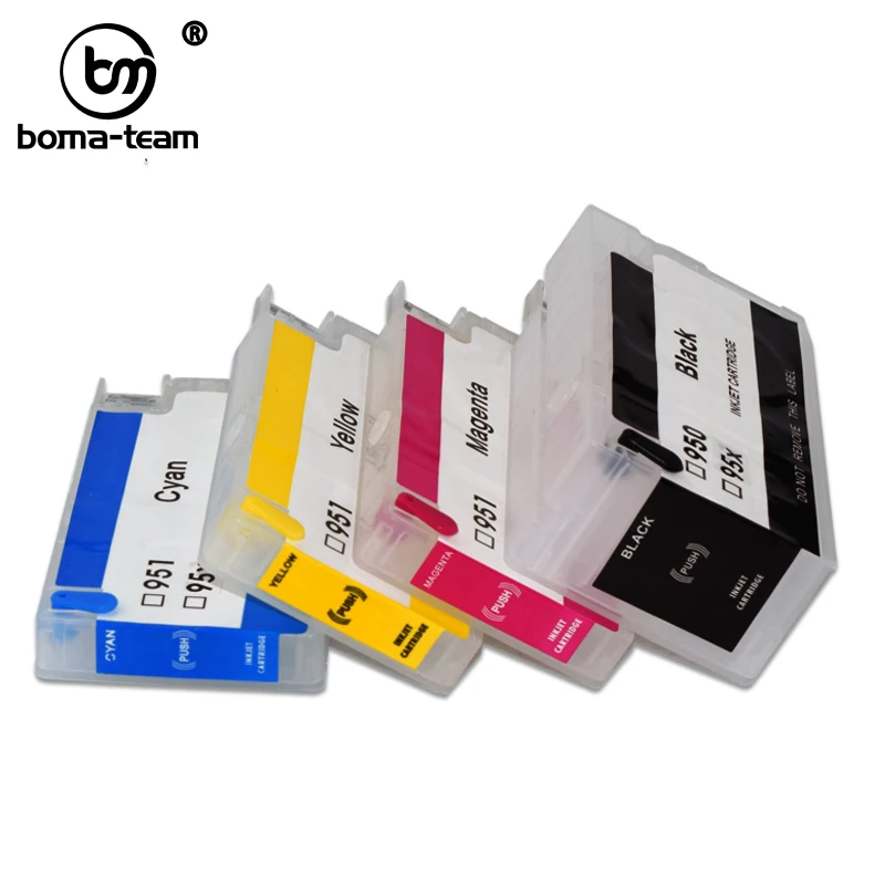 For HP 950 951 Refillable Ink Cartridge With ARC Chip For HP Officejet Pro 8100 8600 8610 8620 8660 8640 8660 8615 8625 Printers