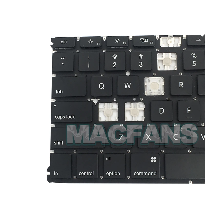 Replacement A1465 Keycap US Layout Keycap for Macbook Air A1370 Key keycap One Black Key One Butterfly Clip AC06