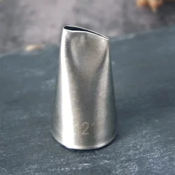 #121 Piping Nozzle Decorating Icing Tip For Creating Tulip Rose Petal Shape Baking &Pastry Tools Bakeware