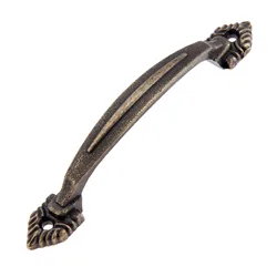 Retro Handle Vintage Antique Bronze Pull 116*15mm Knob Cupboard Door Kitchen Cabinet Drawer Wooden Jewelry Box Europe w/screws