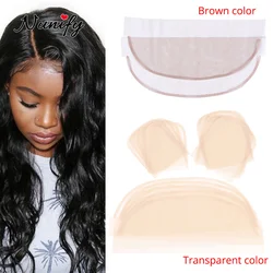 Transparent U Part Swiss Lace For Wig Making 4*4 5*5 13*6 Hd Lace For Wig Making Closure Frontal Ventilating Hair Net For Wigs