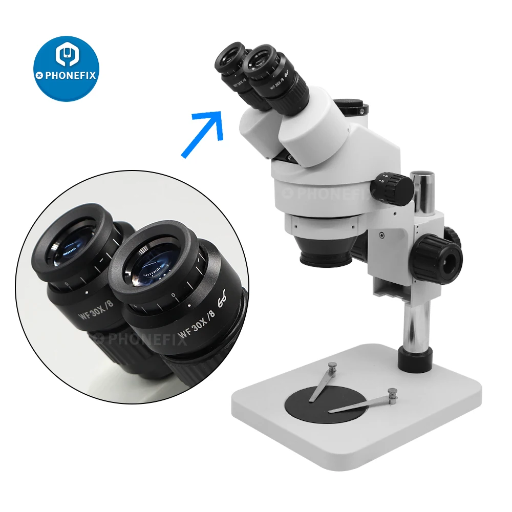 1/2 pz WF30X/8 Super Wide-Field oculare High Eye Point microscopio oculare piano diottria regolabile per microscopio Stereo