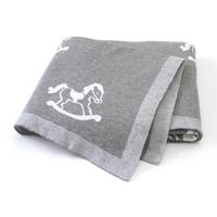 Baby Blankets Knitted Newborn Soft Warm Swaddle Wrap Stroller Blankets Cute Cartoon Infant Soft Bedding Sleeping Covers 100*80cm