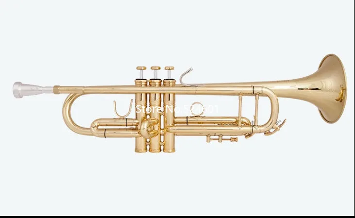 Hot Sell High Quality Bach  LT197GS-77 Bb Small Trumpet Gold silver Two Colors Professional Music Instruments