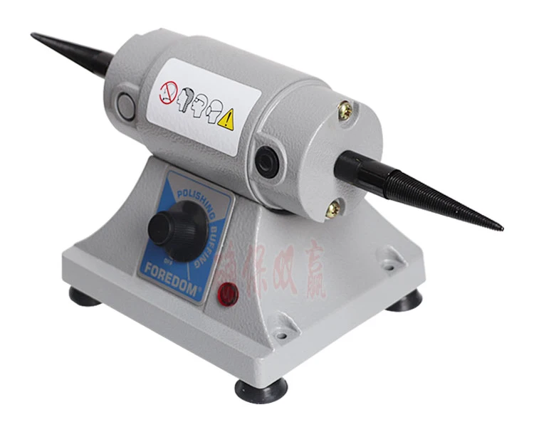 Desktop cloth wheel polishing machine Small high-power adjustable speed double head grinder Polishing machine wheel polishing