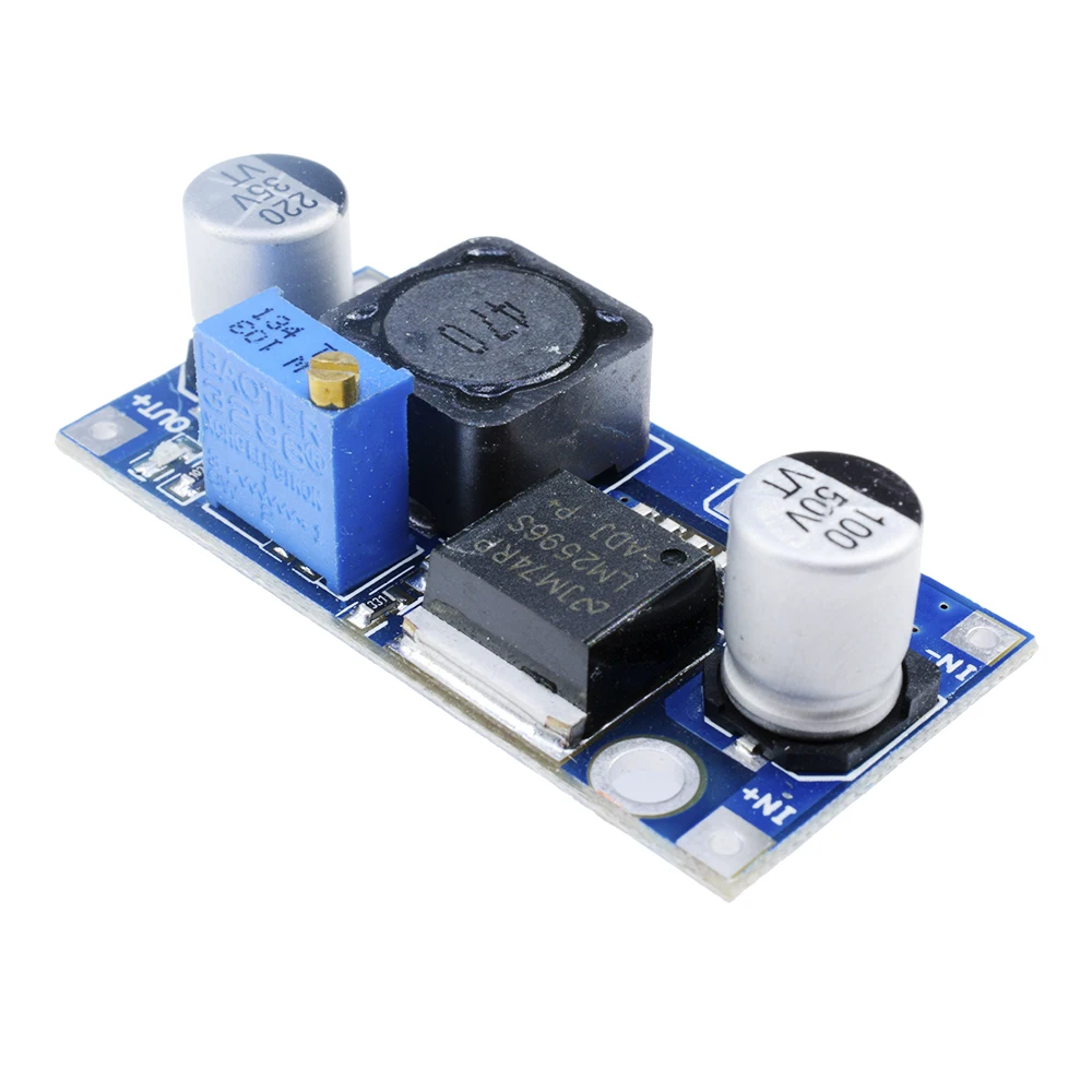 DC 24V 12V 3.3V LM2596 Buck Converter DC-DC 3.2V-35V to 1.25V-35V Adjustable Step-Down Power Supply Module Voltage Regulator