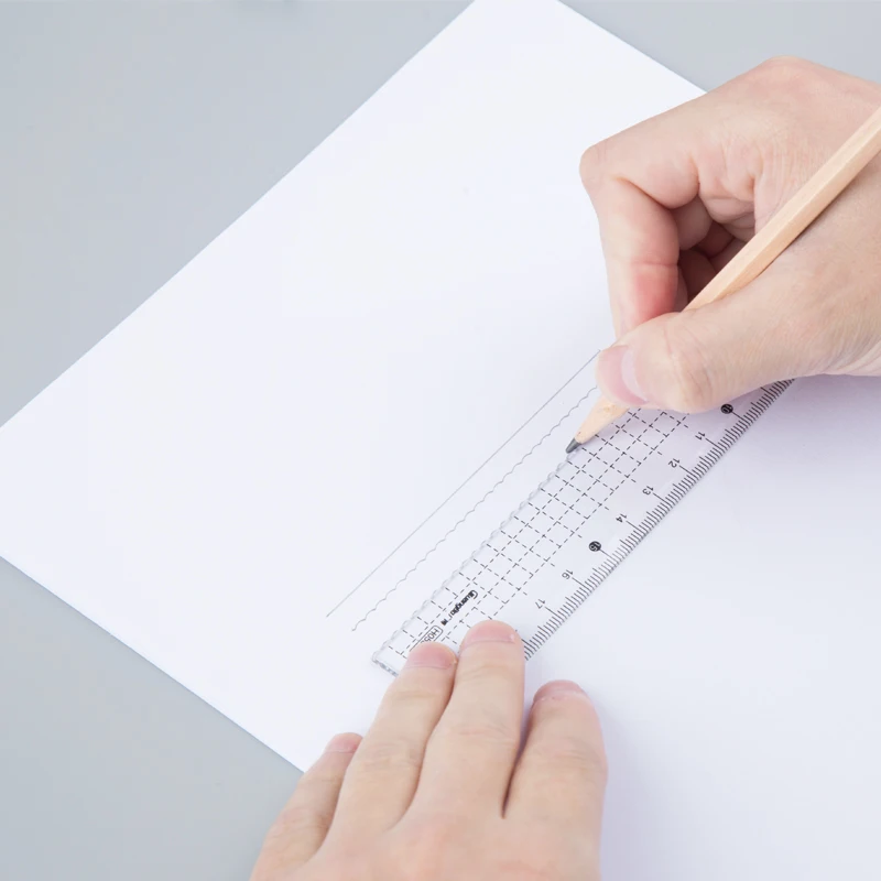 Kinburg-مجموعة مسطرة منقلة مربعة للطلاب ، لوحة مثلثة ، خاصة للرسم وفحص الطلاب