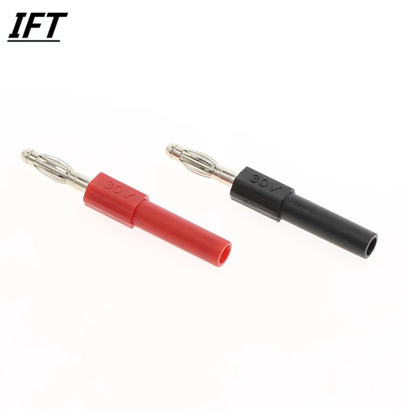 30V 구리 4mm 수-4mm 암 바나나 잭 프로브 어댑터