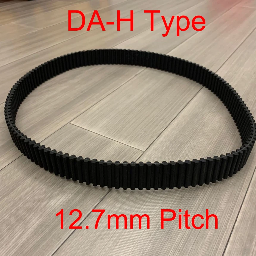 

DA 410H 420H 430H 164 168 172 T Double Side Tooth 20mm 25mm 38mm 50mm Width 12.7mm Pitch Cogged Rubber Synchronous Timing Belt