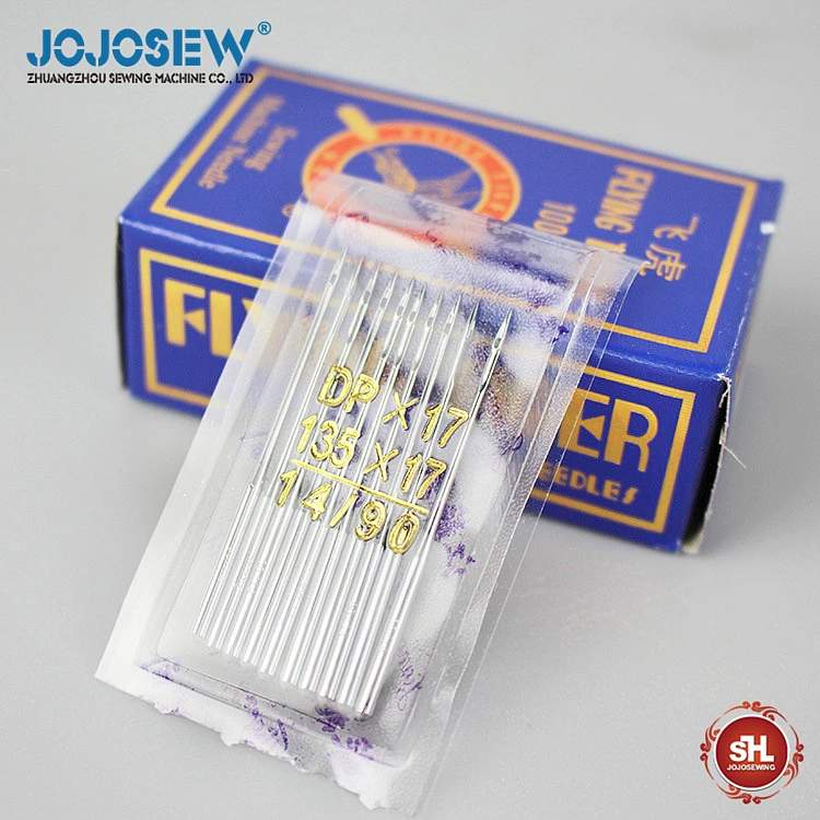 DPX17 FLYING TIGER 100pcs/lot JOJOSEW Brand Needles 135x17 NM140/22 For Industrial Bartack Buttonhole Sewing Machin
