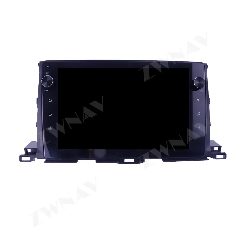 Touch Screen Car DVD Player Android 10 4+128G For Toyota Highlander 2015-2018 GPS Navigation Auto Radio Multimedia Heard Unit