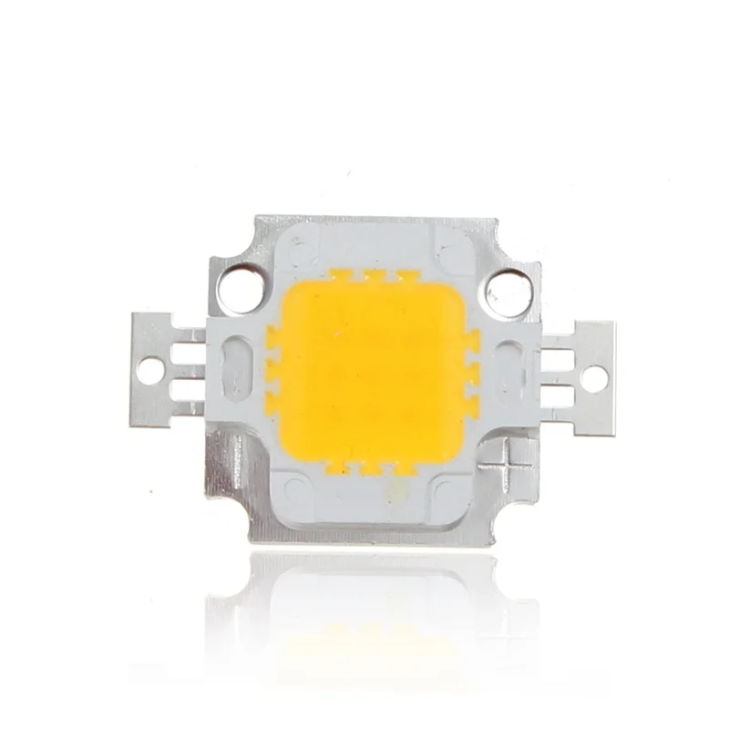 4/10PCS LED COB Chip 10W Smart IC Keine Notwendigkeit Fahrer 9-12V Led-lampe lampe für Flutlicht Scheinwerfer DIY Beleuchtung Wirm Weiß/Weiß