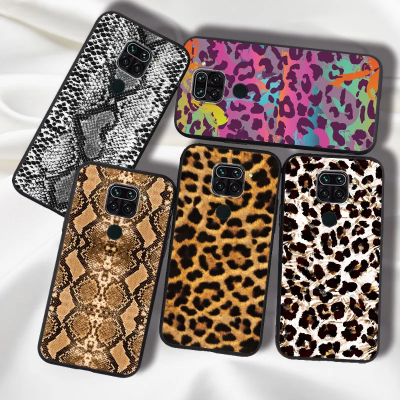 Leopard Silicone Case For Xiaomi Redmi Note 9 Pro 9S 8T 8 Pro 8 Redmi 9A 9C 8A Case Cover TPU Bumper on Redmi Note 9S