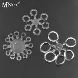 MNFT 120Pcs Rig Rings Blowback Rig Ring Elastic Bait Bands For Carp Fishing Pellets Bait Bands Rubber Rings Baits Boilie Stop