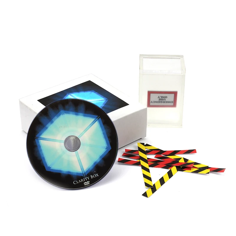 The Clarity Box By David Regal (DVD+Gimmick) Magic Tricks Close-Up Street Stage Cards Magic Props Toys Mentalism Accessories