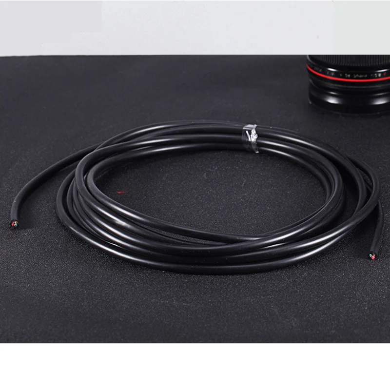 18AWG 0.75mm2 RVV Black Cable Wiring 2/3/4/5/6/7/8/10/12/16/20 Multi Core Wiring Pins Control Signal Wire