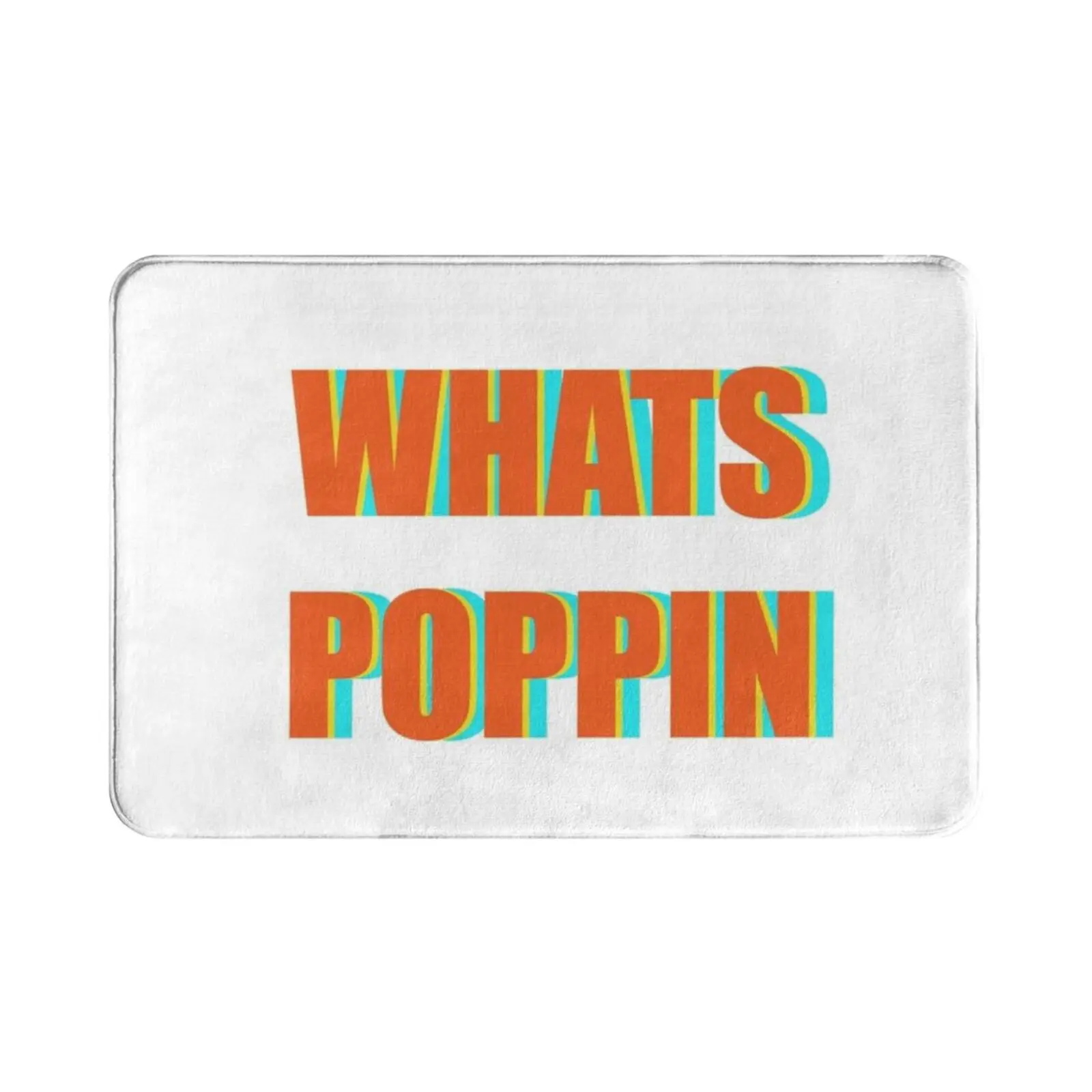 Whats Poppin Carpet Mat Rug Cushion Soft Non-Slip Whats Poppin Jack Harlow Sweet Action